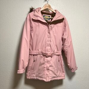 Cabela's‎ Ski Snow Hooded Pink Jacket Parka Women Size S